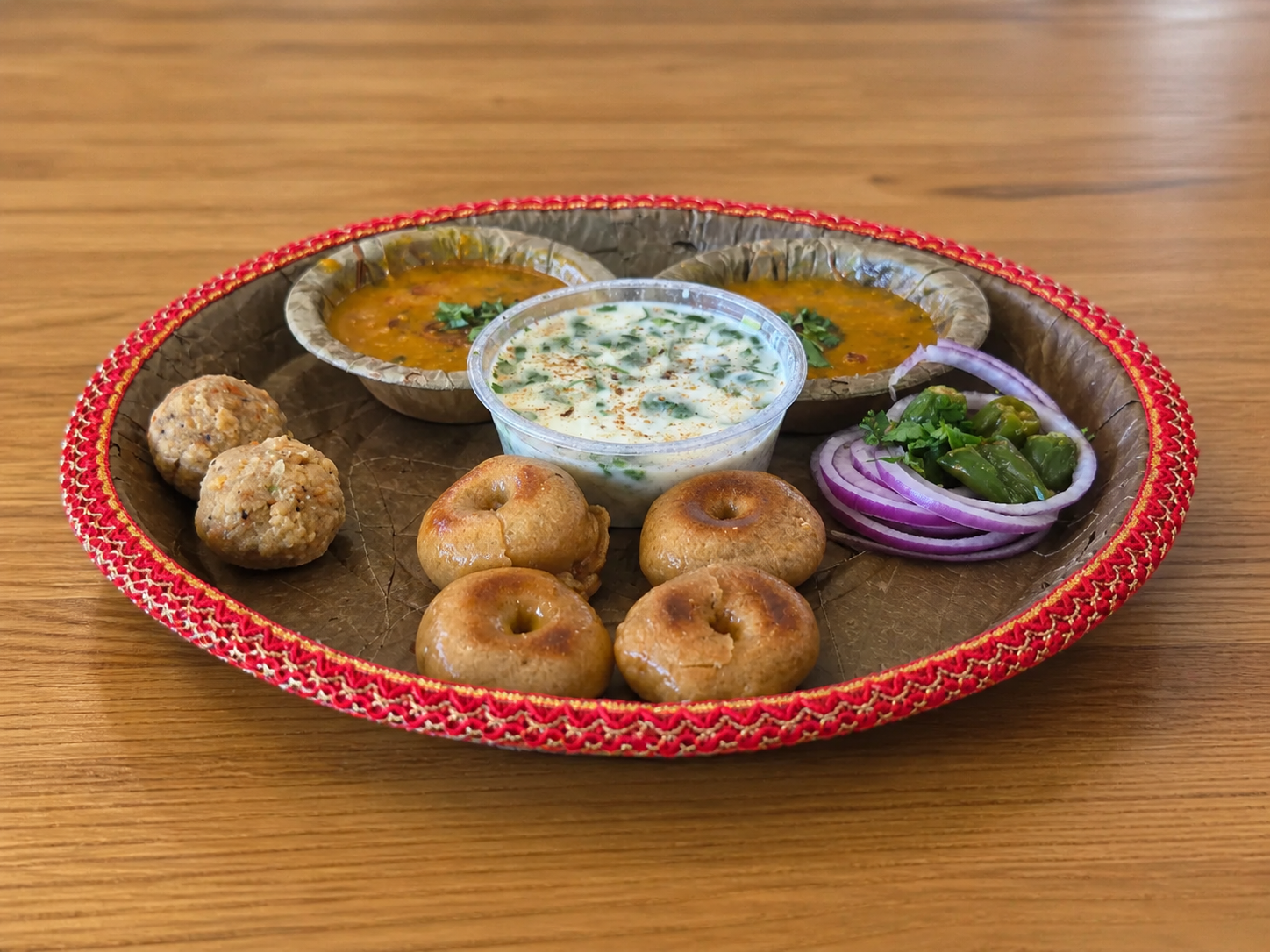 Dal Bati Churma, signature Rajasthani dish at Dilli-6 San Ramon
